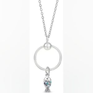 Bundle 3 pieces Deal - 45 CM  Neckalce+  Magical Fish Charm + Pendant